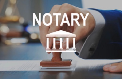 notary stamping